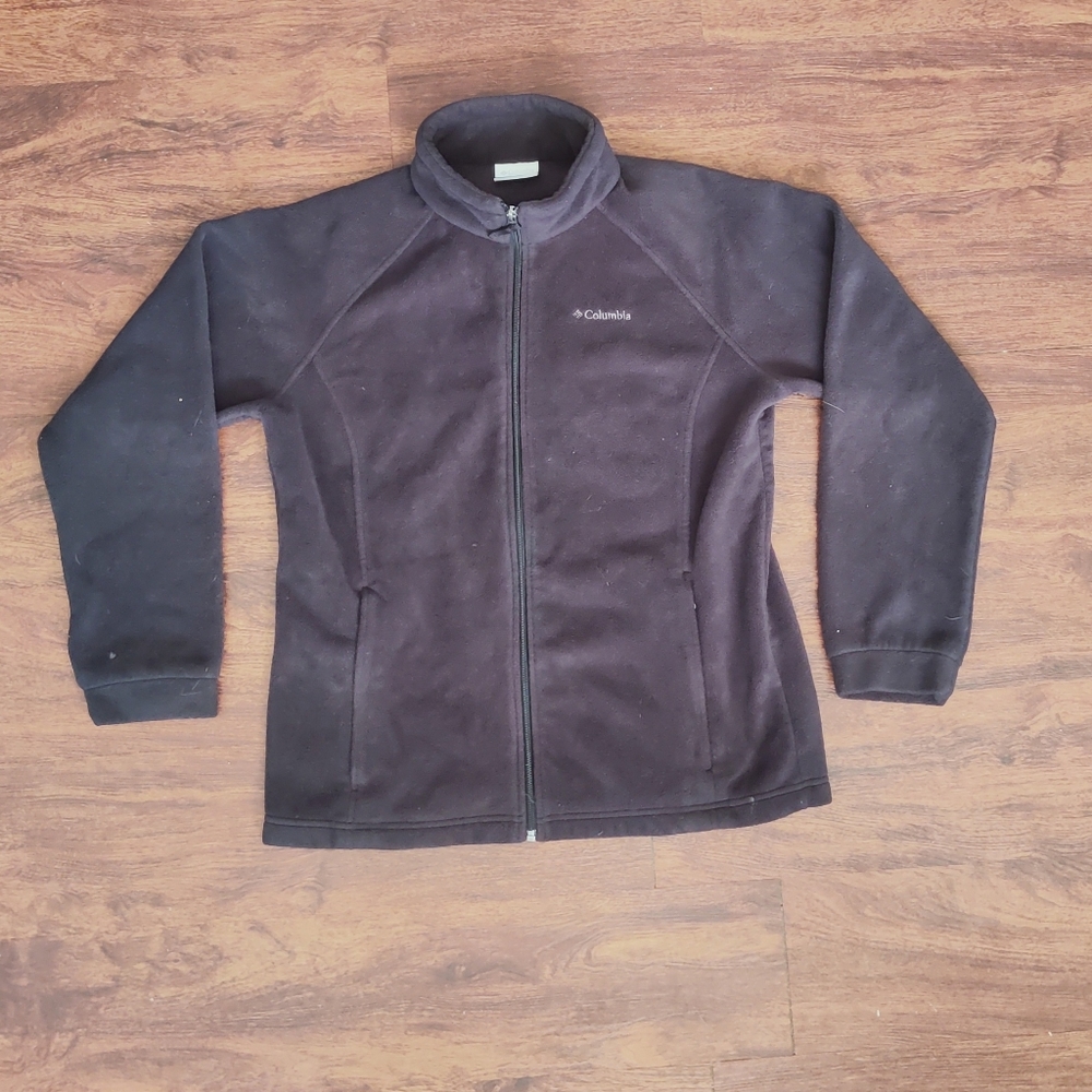 Kids XL Columbia Full Zip Black Fleece Jacket